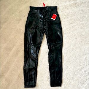 Spanx L leather leggings